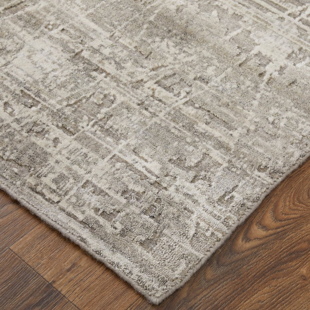 Feizy Eastfield Eas69A5F Gray/Ivory Rug.