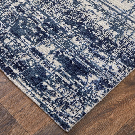 Feizy Eastfield Eas69Aef Blue/Ivory Rug.