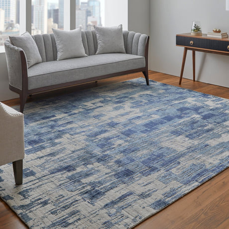 Feizy Eastfield Eas69Agf Blue/Ivory Rug.