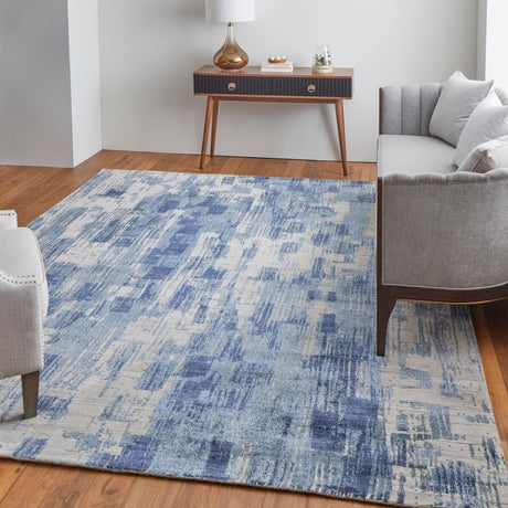 Feizy Eastfield Eas69Agf Blue/Ivory Rug.