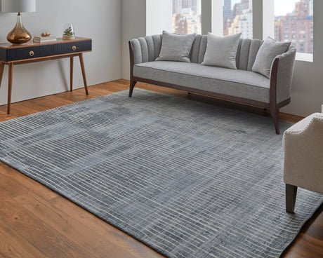 Feizy Eastfield Eas69Ahf Blue/Ivory/Gray Rug.