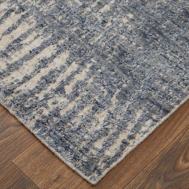 Feizy Eastfield Eas69Aif Blue/Ivory/Gray Rug.