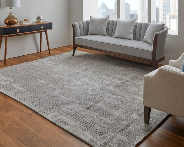 Feizy Eastfield Eas69Akf Gray/Ivory Rug.