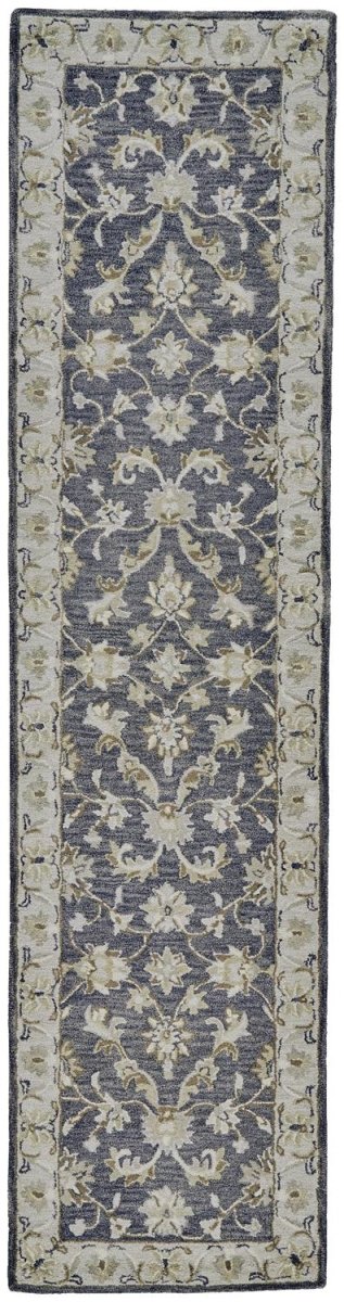 Feizy Eaton 8397F Blue/Gray Rugs.