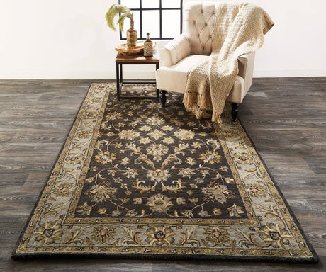 Feizy Eaton 8397F Blue/Gray Rugs.