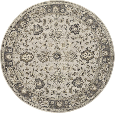 Feizy Eaton 8399F Gray/Beige Rugs.