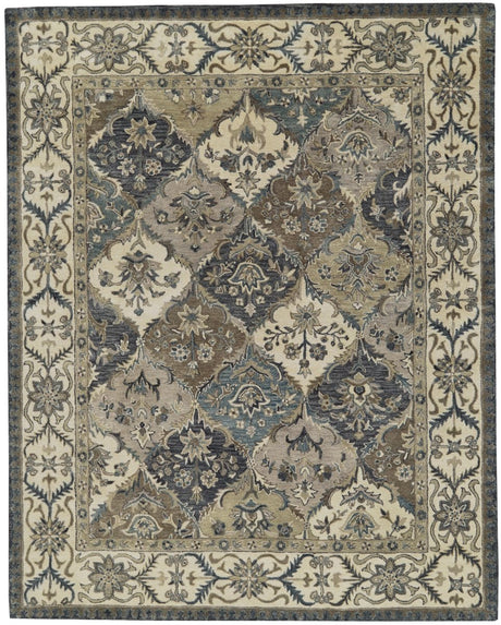 Feizy Eaton 8429F Blue/Gray Rugs.