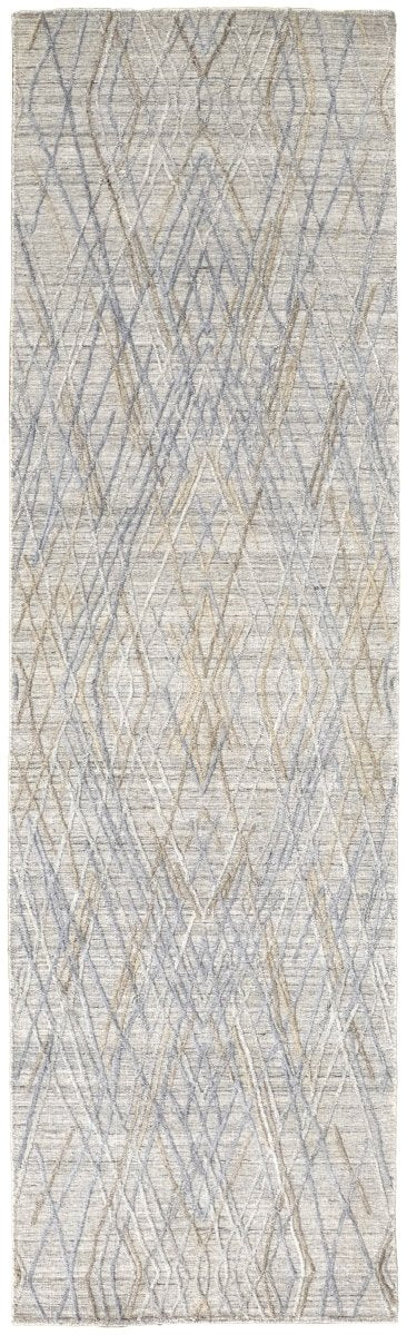 Feizy Elias 6589F Gray/Blue Rugs.