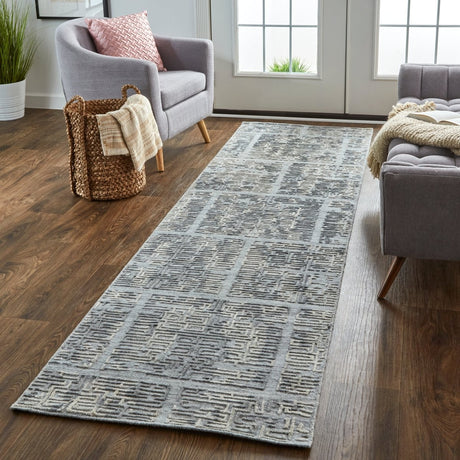 Feizy Elias 6590F Gray/Ivory Rugs.