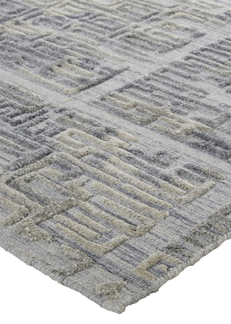 Feizy Elias 6590F Gray/Ivory Rugs.