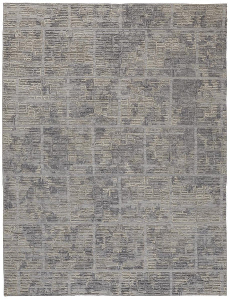 Feizy Elias 6590F Gray/Ivory Rugs.