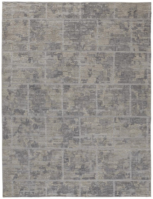 Feizy Elias 6590F Gray/Ivory Rugs.