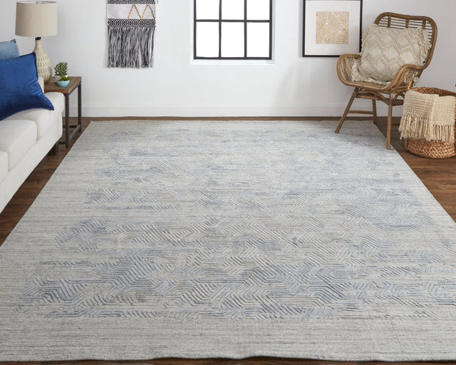 Feizy Elias 6889F Blue/Gray Rug.