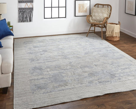 Feizy Elias 6889F Blue/Gray Rug.