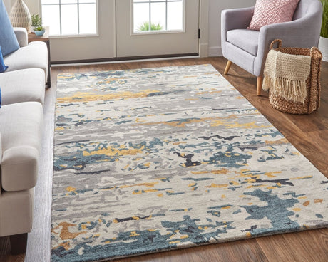 Feizy Everley 8644F Gray Rug.