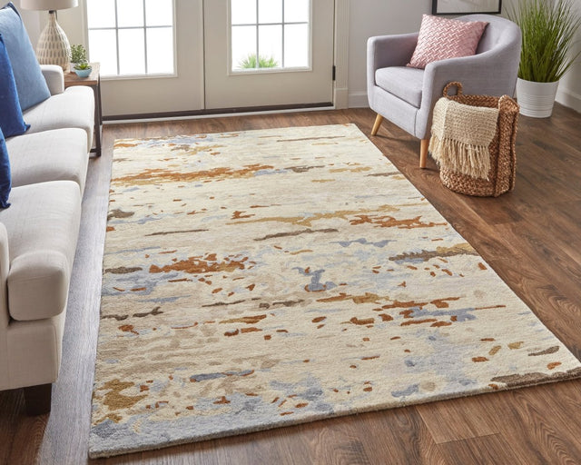 Feizy Everley 8644F Ivory/Multi Rug.