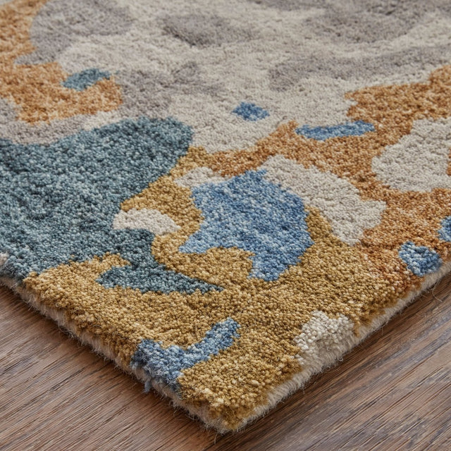 Feizy Everley 8645F Gray/Multi Rug.