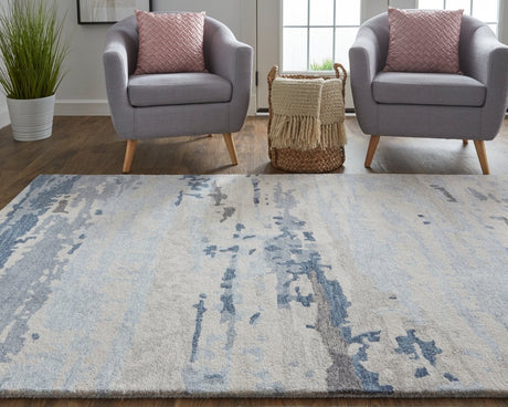 Feizy Everley 8647F Blue Rug.