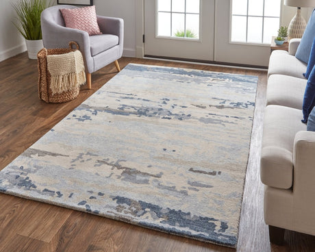 Feizy Everley 8647F Blue Rug.