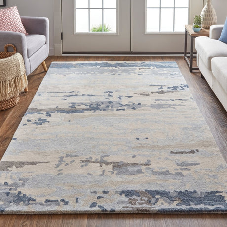 Feizy Everley 8647F Blue Rug.