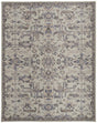 Feizy Fallon 8838F Gray/Blue Rugs.