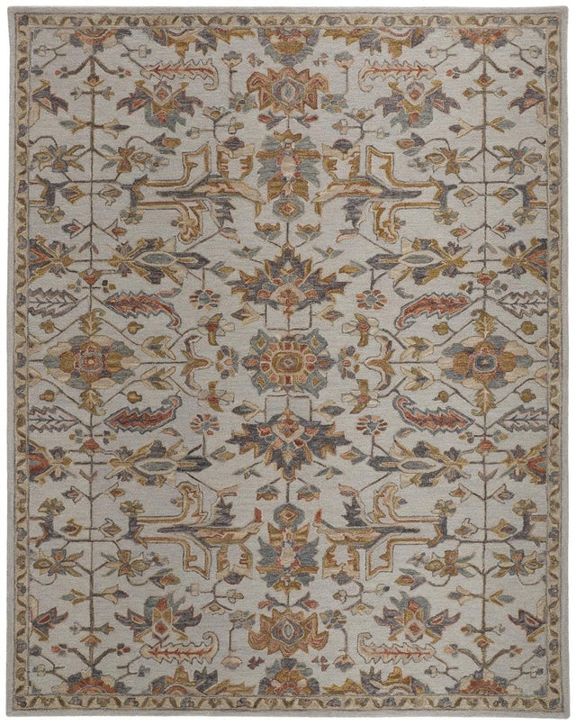 Feizy Fallon 8838F Gray/Gold Rugs.