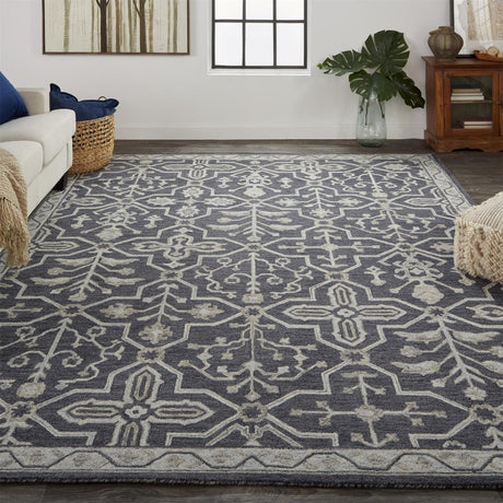 Feizy Fallon 8839F Gray Rugs.