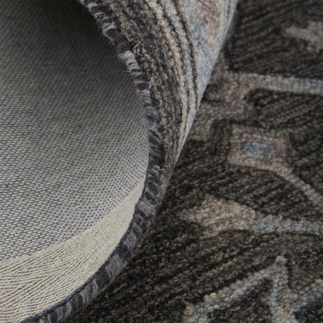 Feizy Fallon 8839F Gray/Black Rugs.