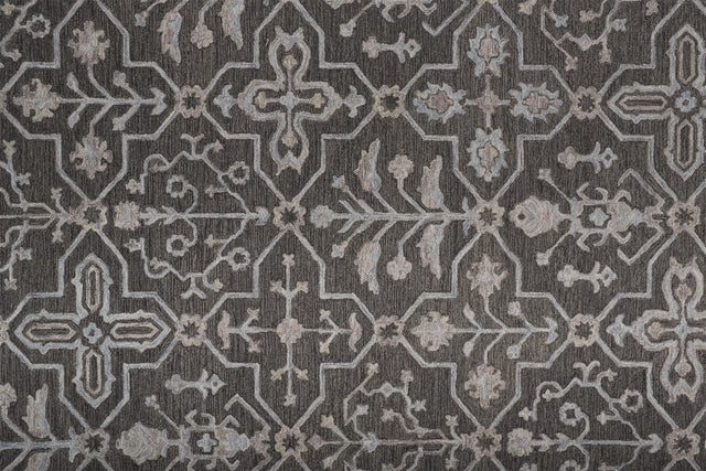 Feizy Fallon 8839F Gray/Black Rugs.