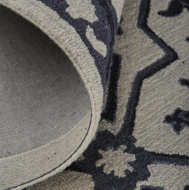 Feizy Fallon 8839F Gray/Blue Rugs.