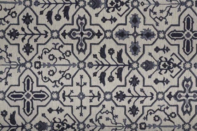 Feizy Fallon 8839F Gray/Blue Rugs.