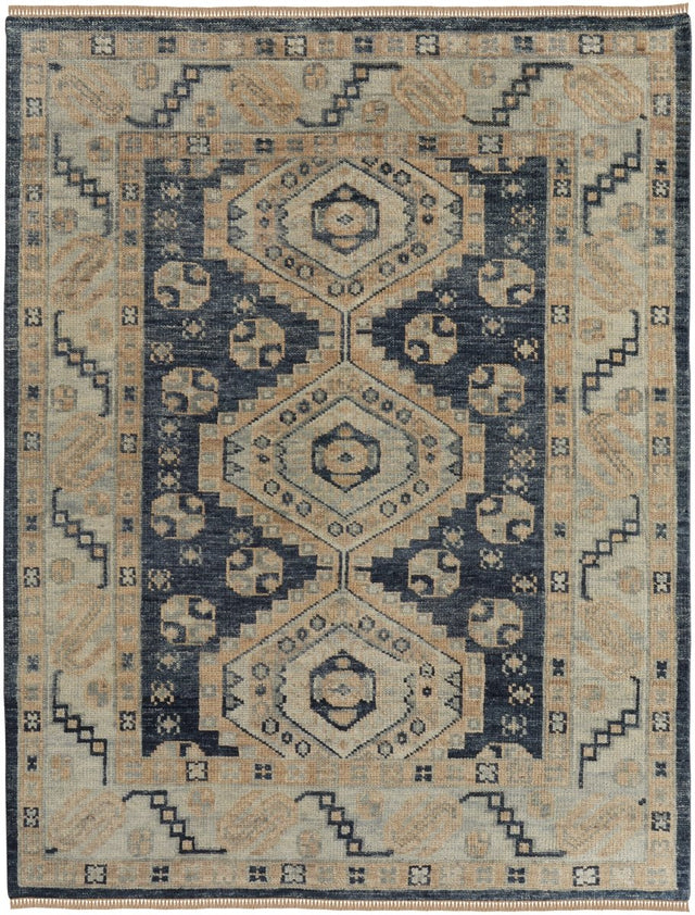 Feizy Fillmore Fil6943F Blue/Ivory Rug.