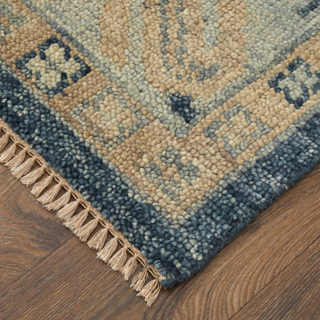 Feizy Fillmore Fil6943F Blue/Ivory Rug.