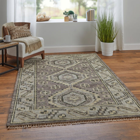 Feizy Fillmore Fil6943F Brown/Gray Rug.