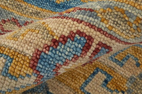 Feizy Fillmore Fil6944F Blue/Yellow/Red Rug.