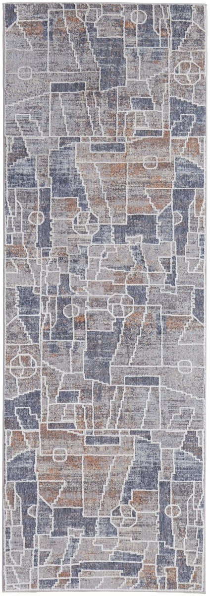 Feizy Francisco 39D4F Blue/Multi Rug.