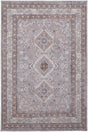 Feizy Francisco 39Gbf Gray/Rust Rug.