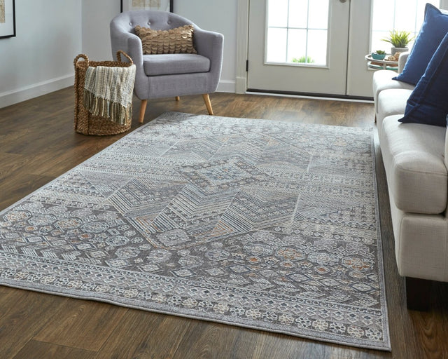 Feizy Francisco 39Gdf Ivory/Charcoal Rug.