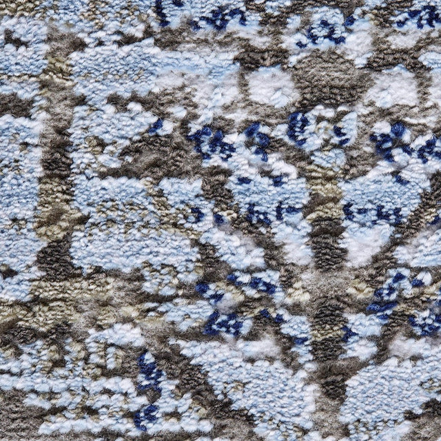 Feizy Gaspar 3834F Blue Rugs.