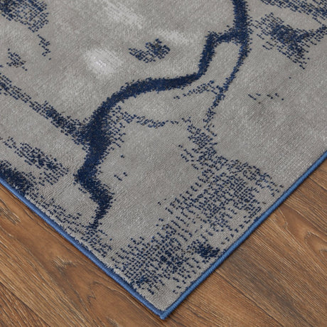 Feizy Gaspar 78739Ktf Blue/Gray/Ivory Rug.