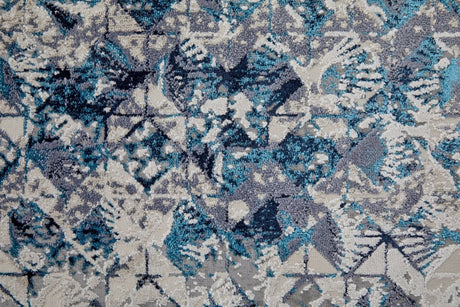 Feizy Indio Ind39H0F Blue/Ivory/Gray Rug.