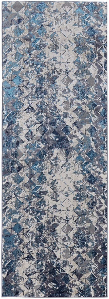 Feizy Indio Ind39H0F Blue/Ivory/Gray Rug.