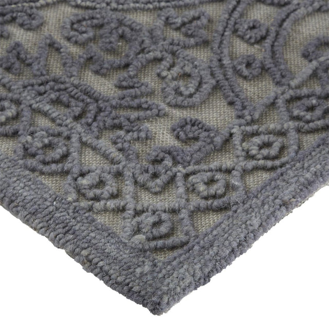 Feizy Isla I8047 Gray Rug.