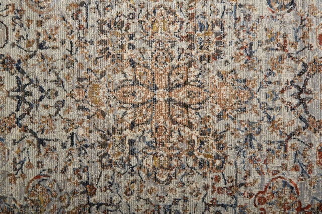 Feizy Kaia Kai39Gmf Tan/Orange/Blue Rug.