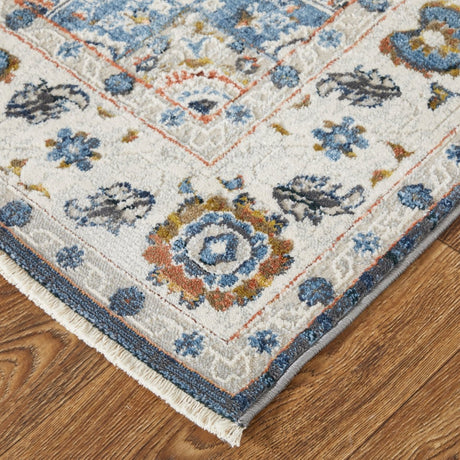 Feizy Kaia Kai39Htf Ivory/Blue/Red Rug.