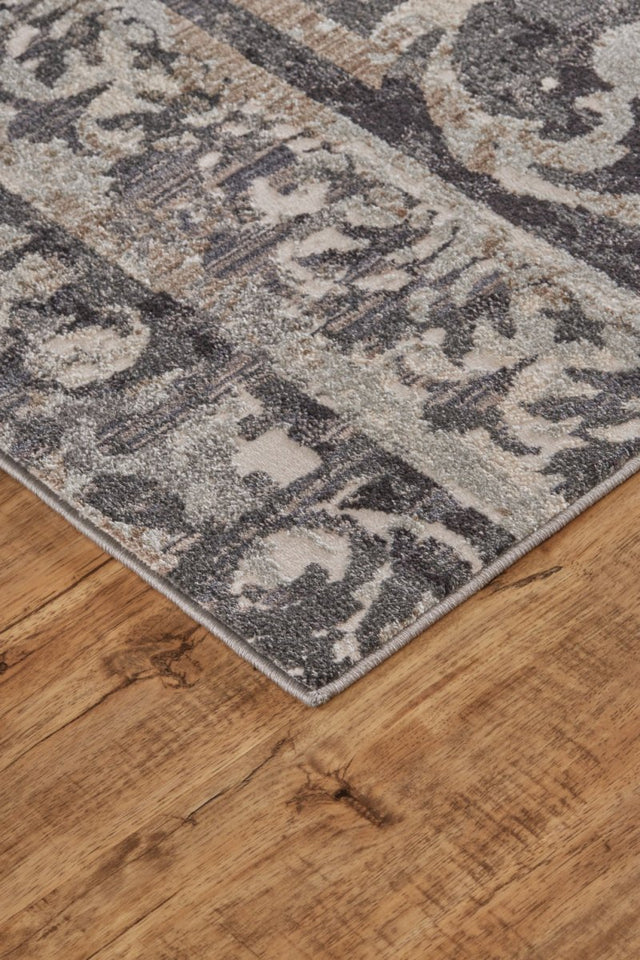 Feizy Kano 3871F Gray/Taupe Rugs.