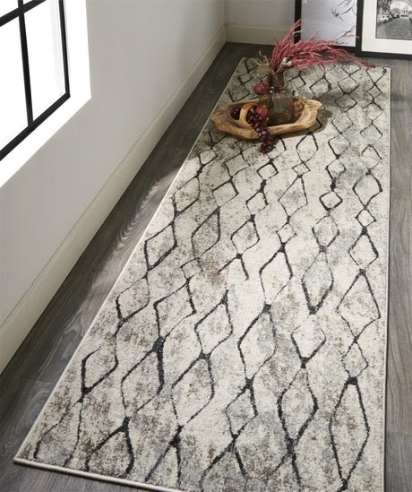 Feizy Kano 3872F Ivory/Gray Rugs.