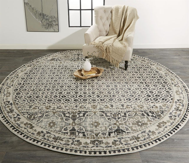 Feizy Kano 3874F Ivory/Gray Rugs.