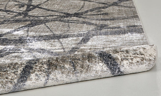 Feizy Kano 3877F Gray Rugs.