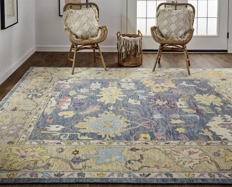 Feizy Karina 6791F Blue/Beige Rug.